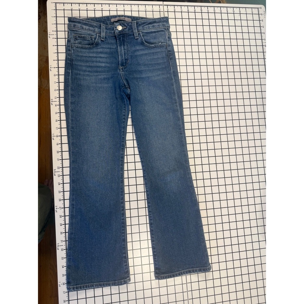 Joes Jeans Mid-Rise Tulip Flare Blue Denim Jeans Size 25 Medium Wash